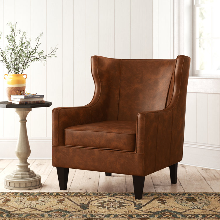 Birch lane leather deals chair